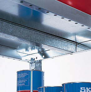 profil pentru rigidizarea politelor, rafturi arhiva