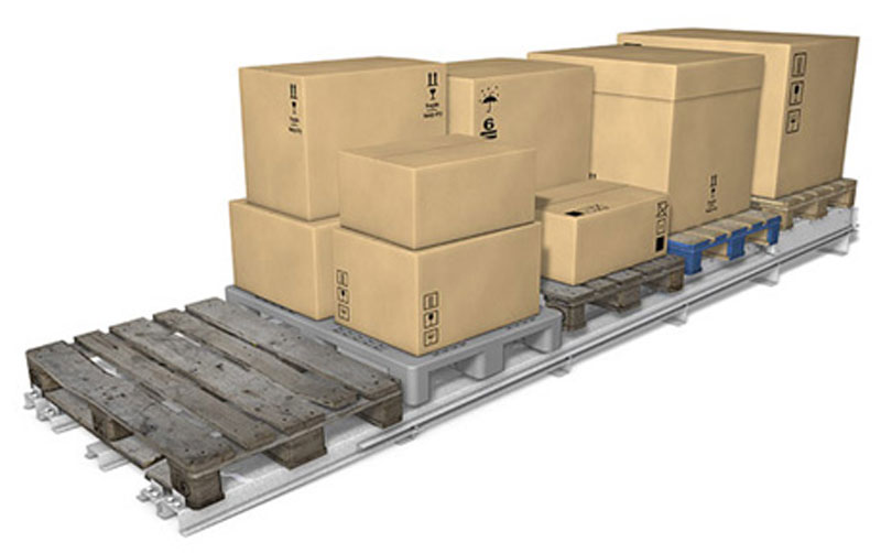 rafturi pentru depozitare paletizata gravitationale Push back high density-05