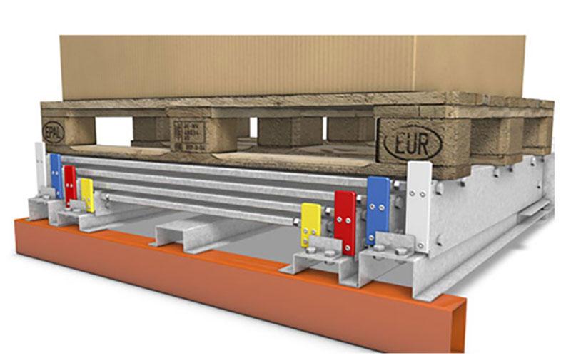 rafturi pentru depozitare paletizata gravitationale Push back high density-05