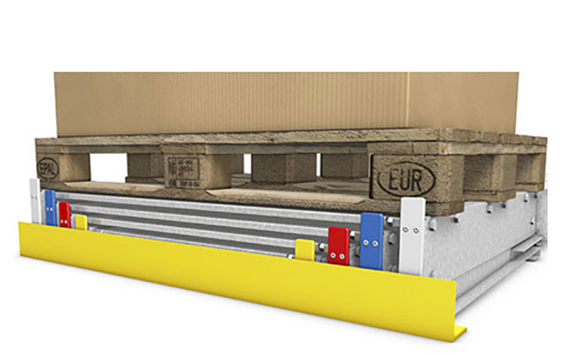 rafturi pentru depozitare paletizata gravitationale Push back high density-05