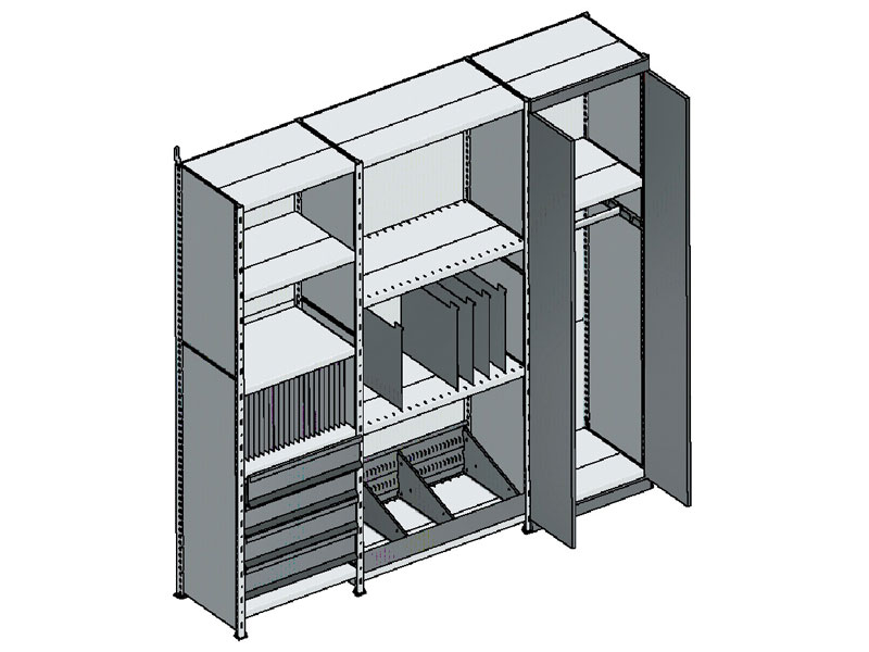 rafturi cu separatoare si accesorii